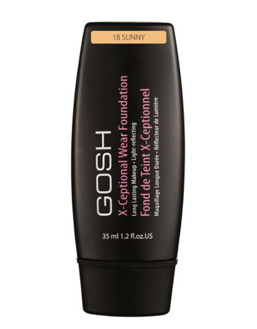 Gosh X-Ceptional Wear Foundation Long Lasting Makeup 18 Sunny 35ml