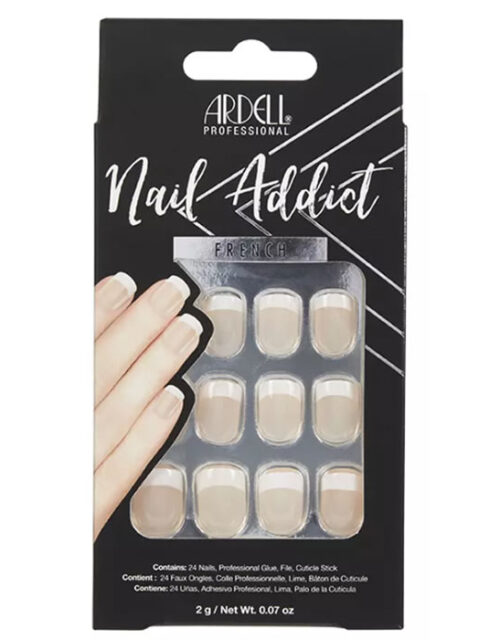 Ardell Nail Addict Classic French False Nails