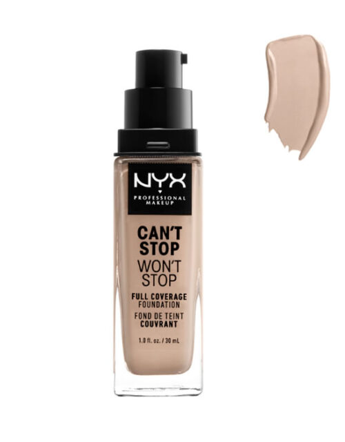 Nyx Can´t Stop Won´t Stop Full Coverage Foundation Porcelain 30ml
