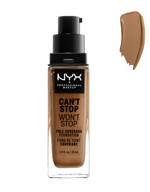 Nyx Can´t Stop Won´t Stop Full Coverage Foundation Nutmeg 30ml