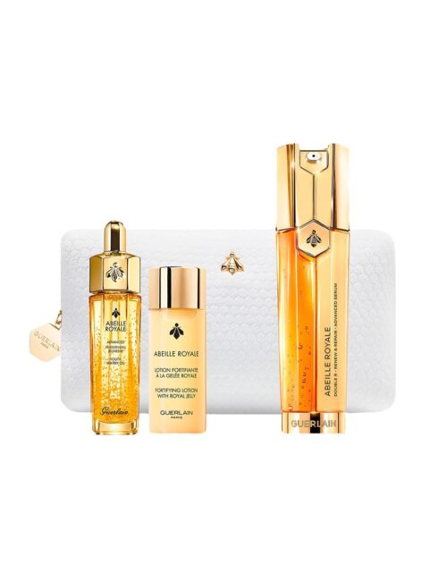 Guerlain Abeille Royale Serum Doble R 50ml Locion Reafirmante 40ml Crema De Dia 15mlaceite 15ml