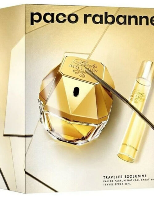 Paco Rabanne Lady Million Eau De Perfume Spray 80ml Set 2 Pieces
