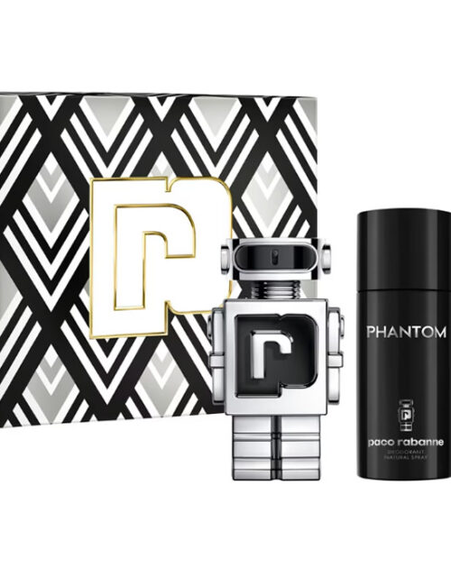 Paco Rabanne Phantom Eau de Toilette Spray 100ml Set 3 Pieces