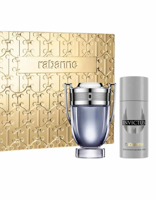 Paco Rabanne Invictus Eau De Toilette Spray 100ml Set 3 Pieces