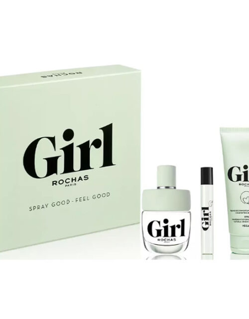 Rochas Girl Eau De Toilette Spray 100ml Set 3 Pieces