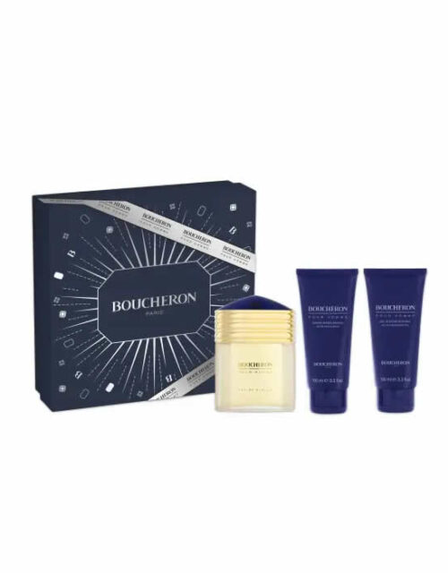Boucheron Homme Eau De Parfum Spray 100ml Set 3 Pieces
