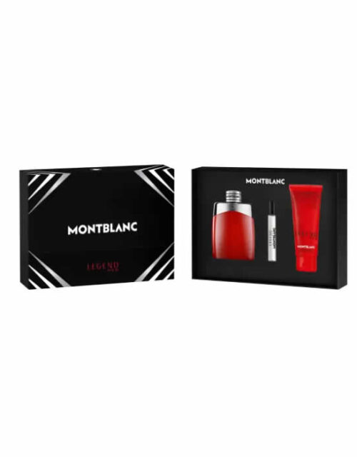 Montblanc Legend Red Eau De Perfume Spray 100ml Set 3 Pieces