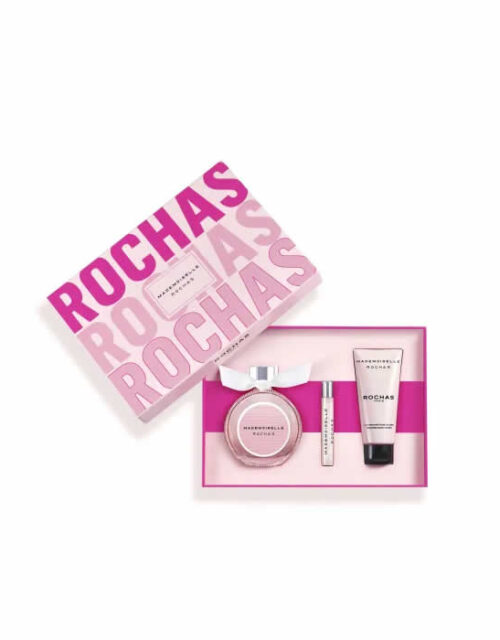 Rochas Mademoiselle Eau De Parfum Spray 90ml Set 3 Pieces