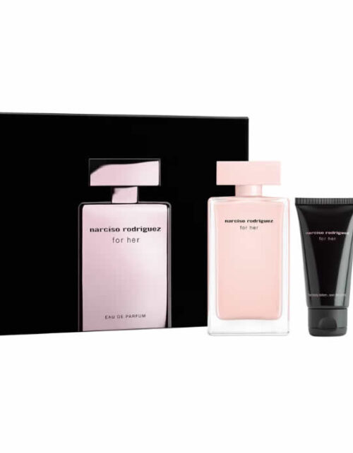 Narciso Rodriguez For Her Eau De Perfume Spray 100ml Set 3 Pieces