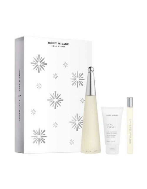 Issey Miyake L'Eau D'Issey Eau De Toilette Spray 100ml Set 3 Pieces