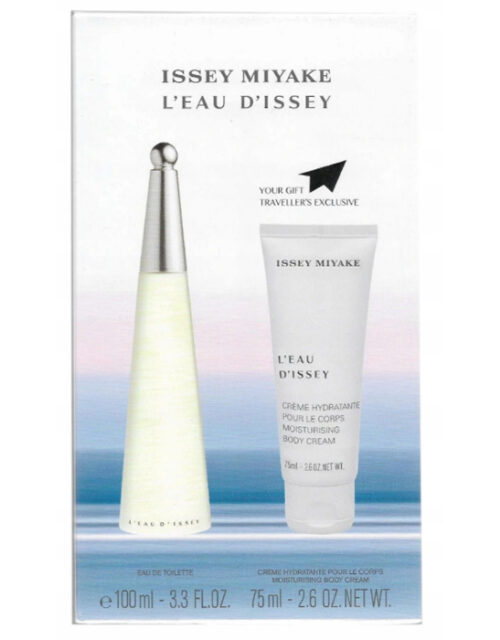 Issey Miyake L'Eau D'Issey Eau De Toilette Spray 100ml Set 2 Pieces