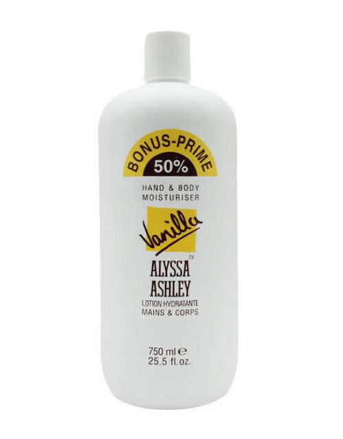 Alyssa Ashley Vanilla Hand And Body Moisturizer 750ml