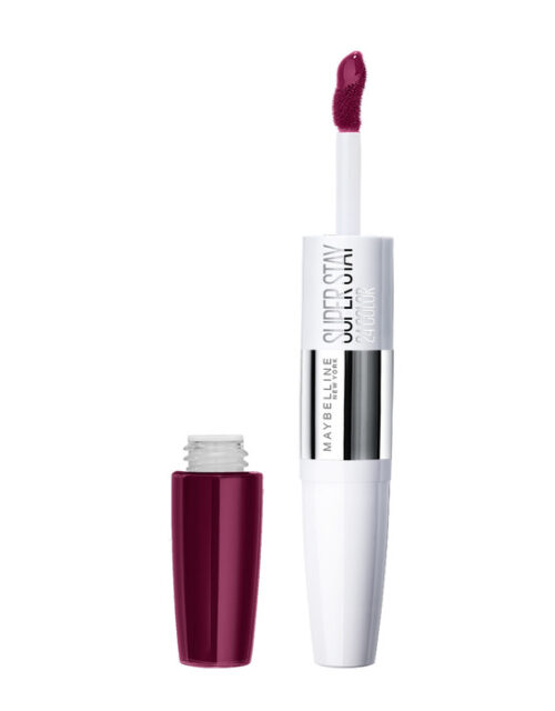 Maybelline Superstar 24 2-Step Liquid Lispstick Makeup 250 Sugar Plum