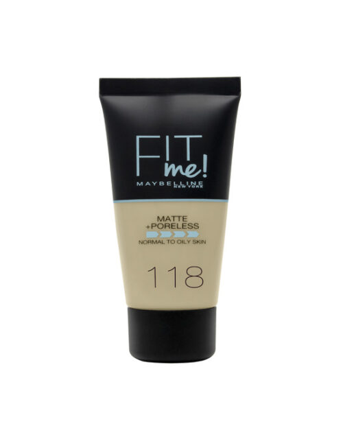 Maybelline Fit Me Matte + Poreless Foundation 118 Nude 30ml