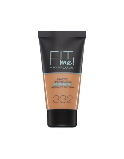 Maybelline Fit Me Matte + Poreless Foundation 332 Golden Caramel 30ml
