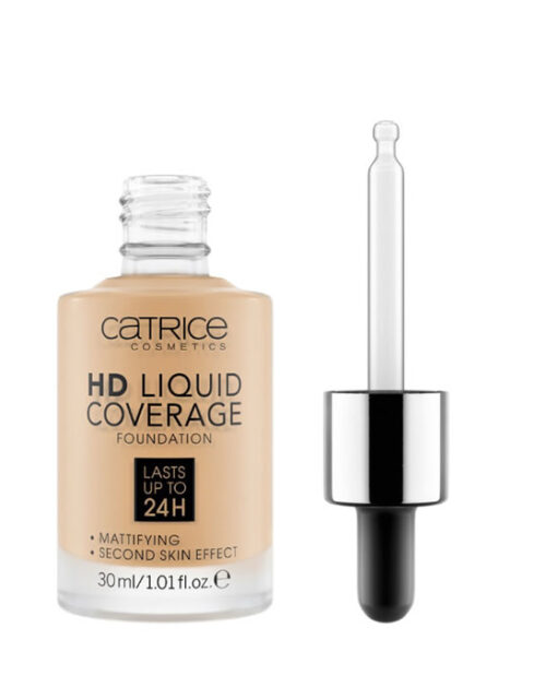 Catrice Hd Liquid Coverage Foundation Lasts Up Tp 24h 036 Hazelnut 30ml