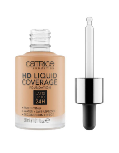Catrice Hd Liquid Coverage Foundation Lasts Up Tp 24h 046 Camel Beige 30ml