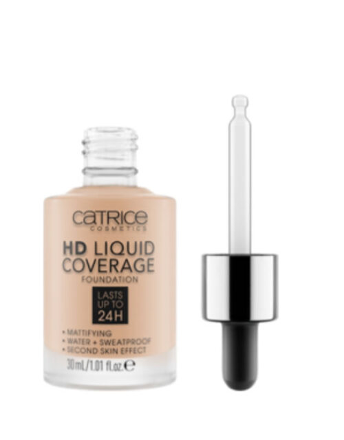 Catrice Hd Liquid Coverage Foundation Lasts Up Tp 24h 030 Sand Beige 30ml