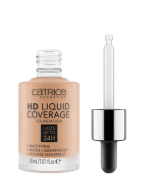 Catrice Hd Liquid Coverage Foundation Lasts Up Tp 24h 040 Warm Beige 30ml