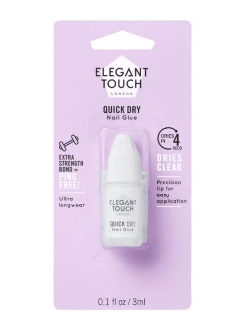 Elegant Touch Quick Dry Nail Glue 5 Seconds