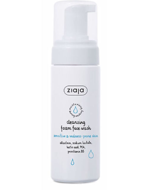 Ziaja Limpiador Facial En Espuma Para Pieles Sensibles Y Propensas Al Enrojecimiento 150ml