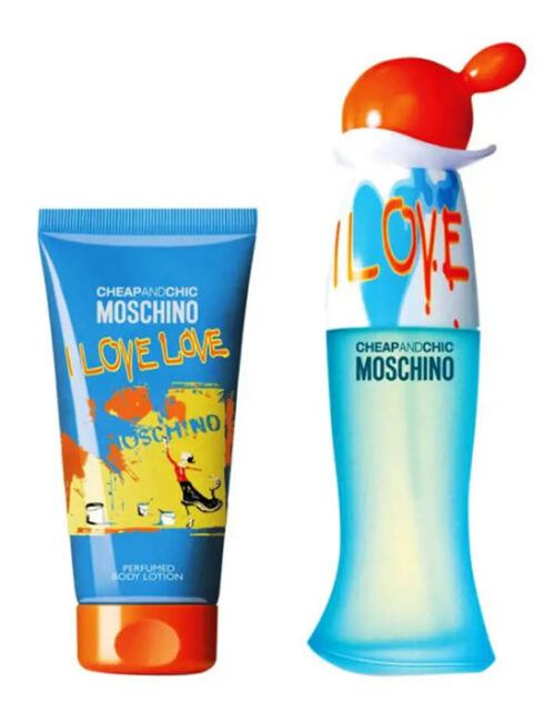 Moschino Cheap and Chic I Love Love Eau De Toilette Spray 30ml Set 2 Pieces