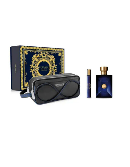 Versace Dylan Blue Eau De Toilette Spray 100ml Set 3 Pieces