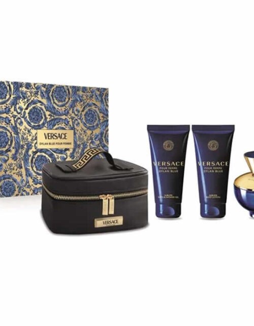 Versace Pour Femme Dylan Blue Eau De Perfume Spray 100ml Set 3 Pieces