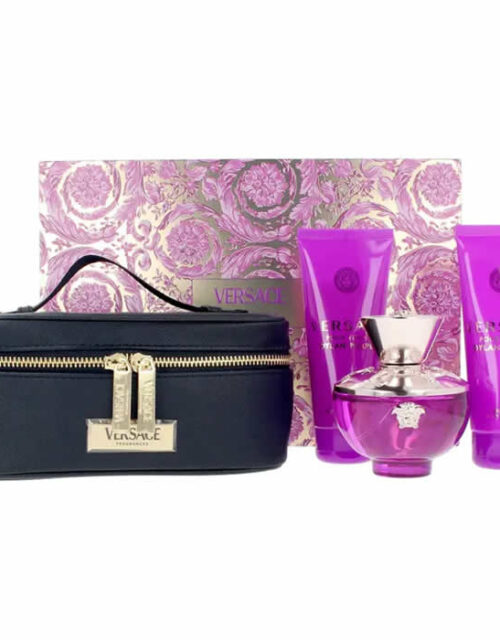 Versace Pour Femme Dylan Purple Eau De Parfum Spray 100ml Set 4 Pieces