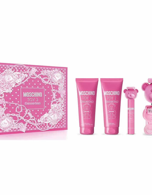 Moschino Toy 2 Bubblegum Eau de Toilette Spray 100ml Set 4 Pieces