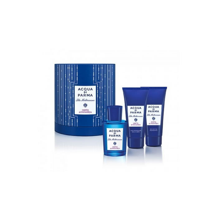 Acqua Di Parma Blu Mediterraneo Mirto Di Panarea Eau De Toilette Spray 75ml Set 3 Pieces 2018