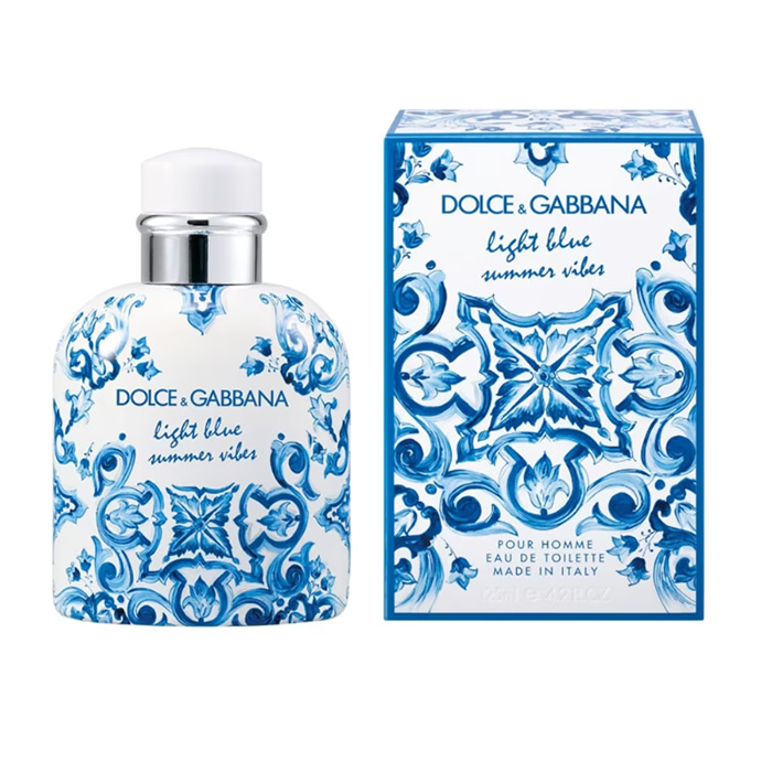 Dolce And Gabbana Light Blue Pour Homme Summer Vibes Eau De Toilette Spray 125ml
