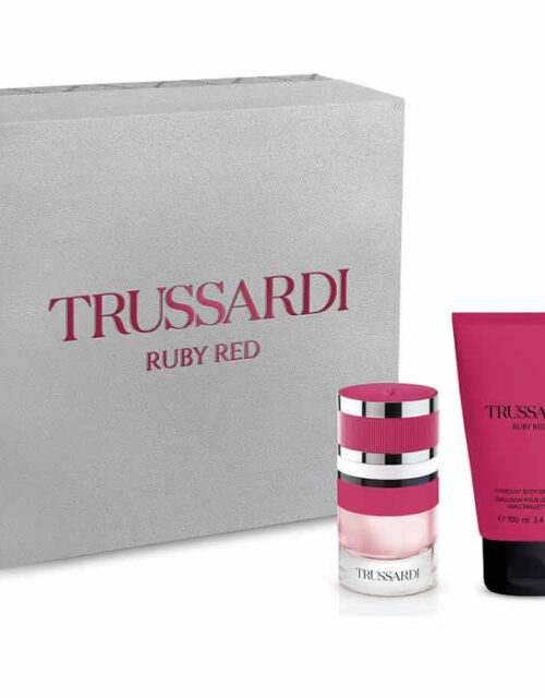 Trussardi Ruby Red Eau De Perfume Spray 60ml Set 2 Pieces