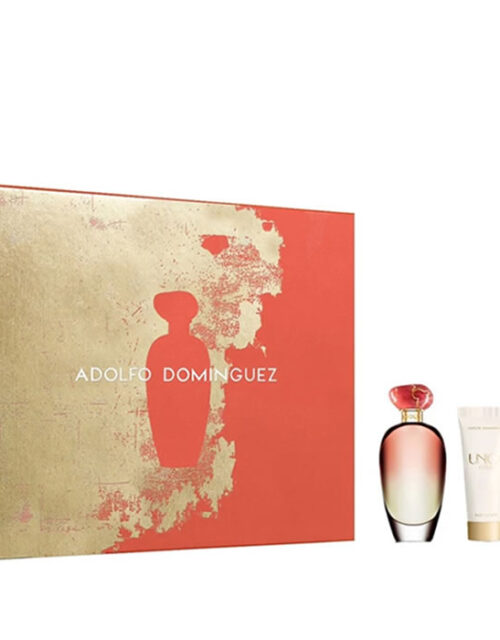 Adolfo Dominguez Única Coral Eau De Toilette Spray 100ml Set 3 Pieces