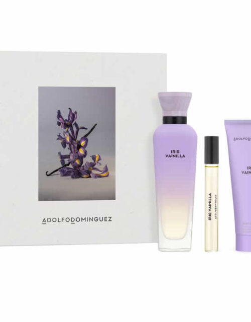 Adolfo Dominguez Iris Vainilla Eau De Parfum Spray 120ml Set 3 Pieces