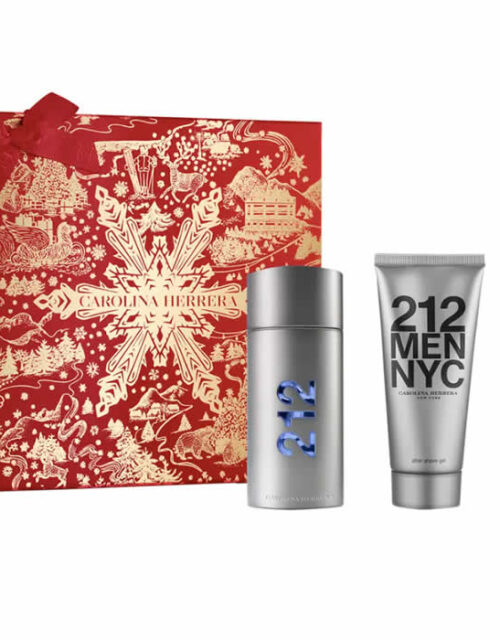 Carolina Herrera 212 Men Eau De Toilette Spray 100ml Set 3 Pieces