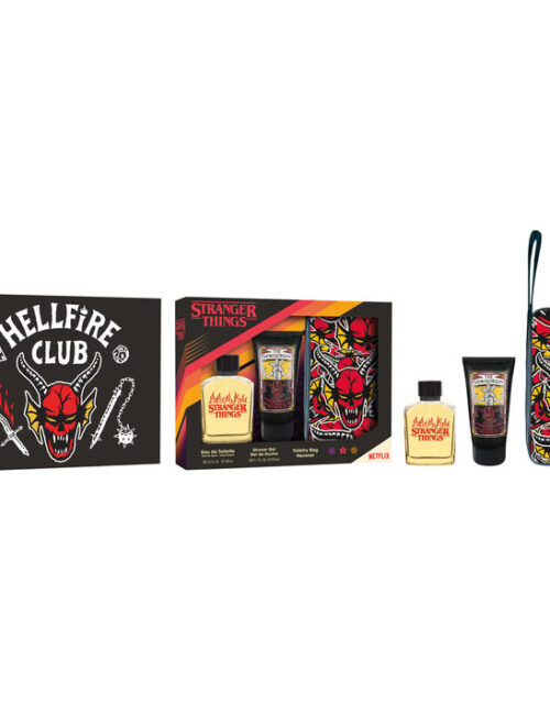Stranger Things Men Eau De Toilette Spray 100ml Set 3 Pieces