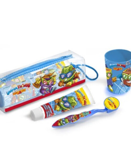 Cartoon Super Zings Travel Kit Set 4 Pieces