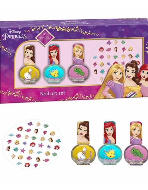 Disney Princess Nail Art Set 4 Pieces