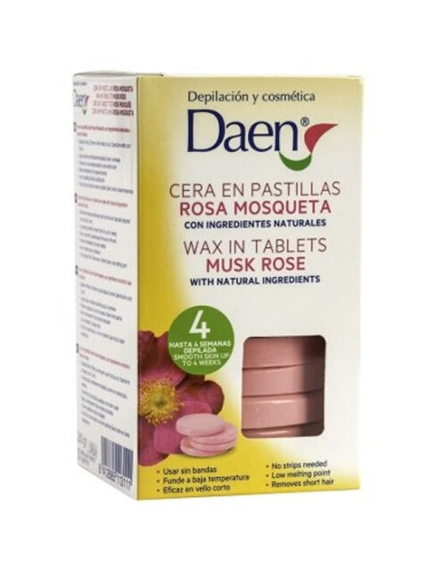 Daen Depilation Wax In Tablets Musk Rose 300g