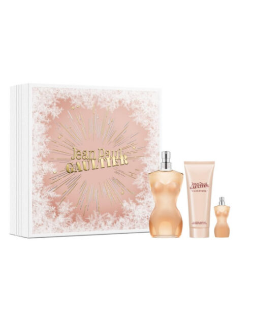 Jean Paul Gaultier Classique Eau De Toilette Spray 100ml Set 3 Pieces Christmas 2023