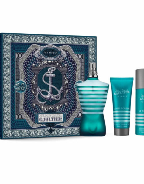 Jean Paul Gaultier Le Male Eau De Toilette Spray 125ml Set 3 Pieces