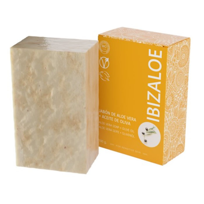 Ibizaloe Bio Aloe Vera & Olive Oil Soap 100g