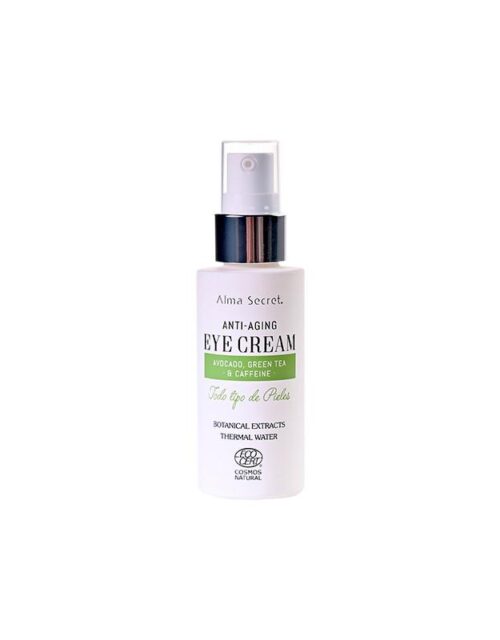 Alma Secret Eye Cream Antiedad Con Aguacate, Té Verde y Cafeína Botanica