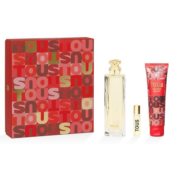 Tous Eau De Perfume Spray 90ml Set 3 Pieces