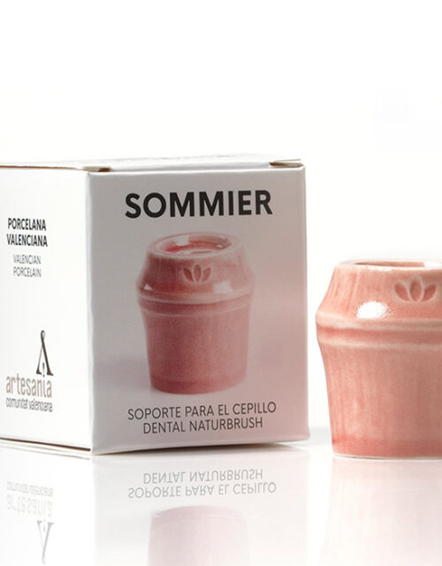 Naturbrush Sommier Soporte Cepillo Dental Rojo