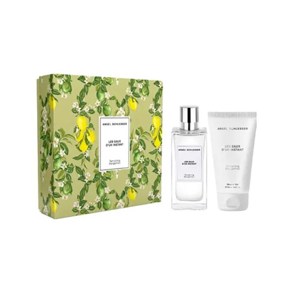 Angel Schlesser Instant Tempting Bergamont Watercolor Coffret Eau De Toilette Spray 100ml Set 2 Pieces