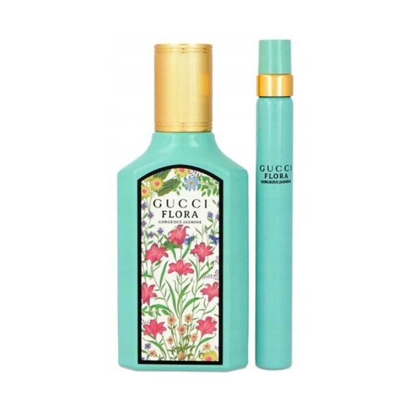 Set Gucci Flora Gorgeous Jasmine Edp 50ml Mini 10ml